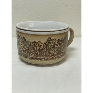 Sequoia Kings Canyon National Parks Coffee Tea Mug Unbranded Tan Landscape Cup